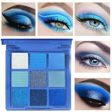klein blue makeup smoked makeup