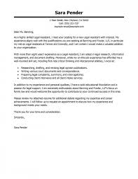 Best Legal Assistant Cover Letter Examples   LiveCareer