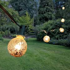 Gold Mercury Globe String Lights 36301