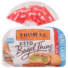 thomas bagels keto plain pre sliced