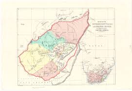 The orange free state had been set up specifically for the boers to avoid british administration in the cape colony. Sketch Of The Sovereignty Beyond The Orange River And A Supplementary Map Of South Africa Uct Libraries Digital Collections
