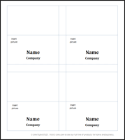 Free Name Tent Printer Templates 87527 C Line Products