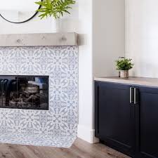 these tiled fireplaces are swoon worthy