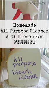 make homemade all purpose cleaner with
