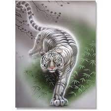 Famous Tiger Art Paintings Canvas
