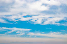 photo of beautiful blue sky background