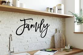 Family Words Family Sign Wall Decor