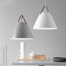 Modern Nordic Pendant Lights Cone Led White Pendant Lamp Kitchen Dining Room Bar Lighting Hanging Lamp Luminaire Light Fixtures Pendant Lights Aliexpress