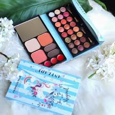 blue unicorn makeup palette set