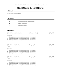 Free Resume Templates   Word Template Samples Microsoft With       