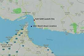 iranian sam shoots down us drone over