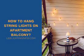 How To Hang String Lights On Apartment