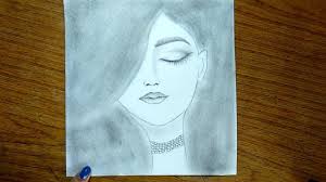 #coloured pencil #fineliner #new art blog #pls be nice. Simple Pencil Drawing Cute Drawings Of A Girls Picture Easy Youtube