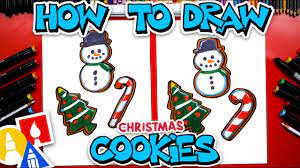 how to draw christmas cookies you