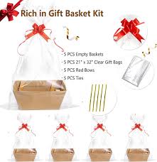 diy empty fill gift basket kit