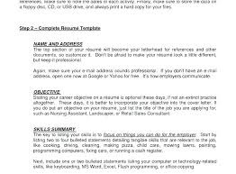 Name Of Resume Objective Skills Section Example Examples Mmventures Co