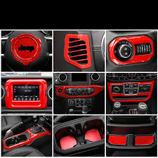 To your favorite outdoor destination. Red Interior Modification And Modification Of The Center Console Decoration Accessories For Jeep Wrangler Jl 2018 2019 Chromium Styling Aliexpress
