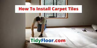 how to install carpet tiles the best