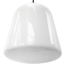 white opaline milk glass pendant light