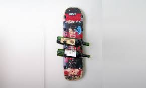 Skateboard Wine Rack Diy Instructions