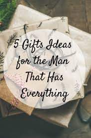 5 gifts ideas for the man that has