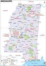 Map Of Mississippi Mississippi Map Ms