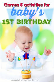 party games for baby s first birthday