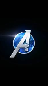 avengers logo video game 4k wallpaper