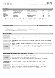 Resume Format Fresher   sample resume format Resume Format For Bca Freshers