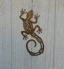 Southwestern Metal Art Gecko Metal Wall