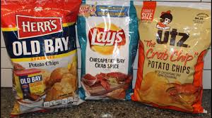 Herr's Old Bay, Lay's Chesapeake Bay Crab Spice & UTZ “The Crab Chip”  Potato Chip Comparison - YouTube