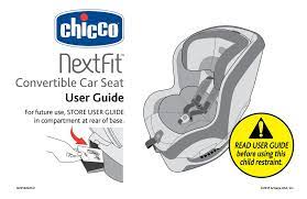 Chicco Nextfit User Manual Pdf