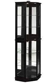 corner curio curio glass curio cabinets