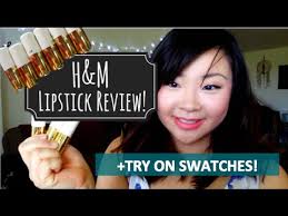 new h m creamy lipstick review try on