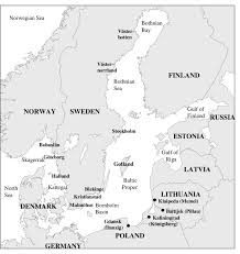 baltic sea with bordering countries