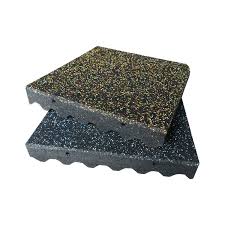 eco safety 3 inch rubber playground tiles