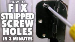 fix stripped holes 3 minute fix