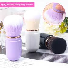 mini makeup brush soft bristles fluffy