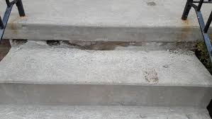 concrete stair riser repair