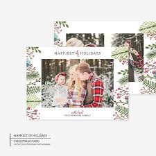 Digital download (1 zip file containing 3 psds & instructions). Christmas Card Photoshop Template Holiday Card Family Card Petagadget