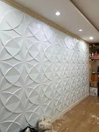 White 3d Boards Embossed Wall Tiles 3d