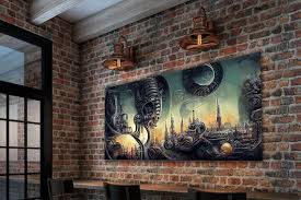 Steampunk Wall Art Ai Created Art