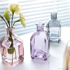 Small Colorful Vases For Flowers Glass