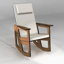 rocking chair made to mere with high