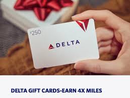 earn 4x skymiles on delta gift cards