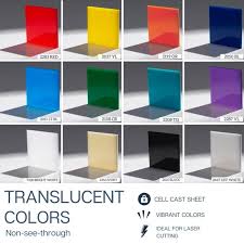 Buy Translucent Acrylic Laserable