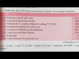 Accounting Equation Question 5