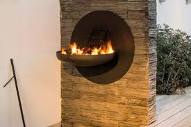 Modern Outdoor Fireplace Ideas By