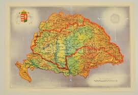 Nagy magyarország közigazgatási térkép (kép) nagy magyarország térkép | régi térképek, térkép, magyarország. Nagy Magyarorszag Terkepe Modern Kiadas Hajtott 30x44 Cm Darabanth Auctions Co Ltd