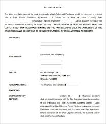 Real Estate Letter Of Intent 10 Free Word Pdf Format Download